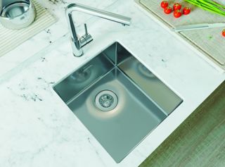 Кухонная мойка Florentina Оптима-HM 400.400.10.10 серебристый